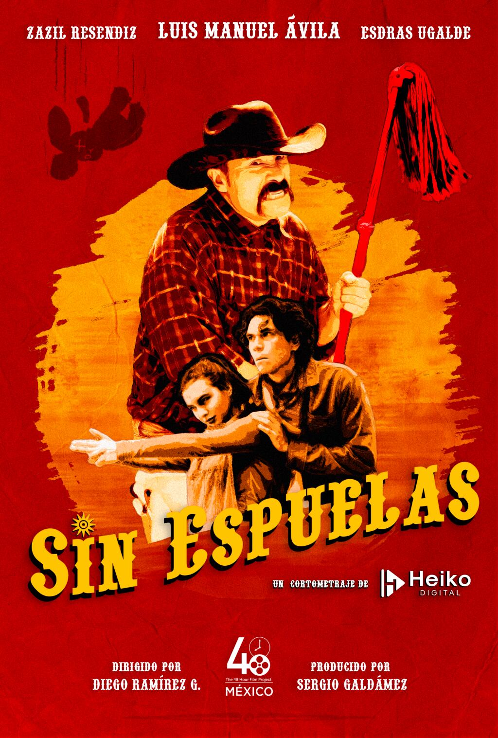Filmposter for Sin espuelas